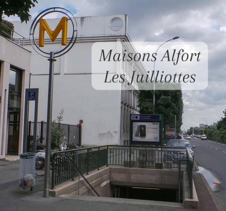 Escale-Marne Fr - 102 - Free Parking - Free Luggage Storage - All Equipped - Linen Included - Washing Machine - 10Mn Walk Metro 8 - Rer A - Panoramic View - From 1 To 4 Guests Maisons-Alfort Exteriör bild