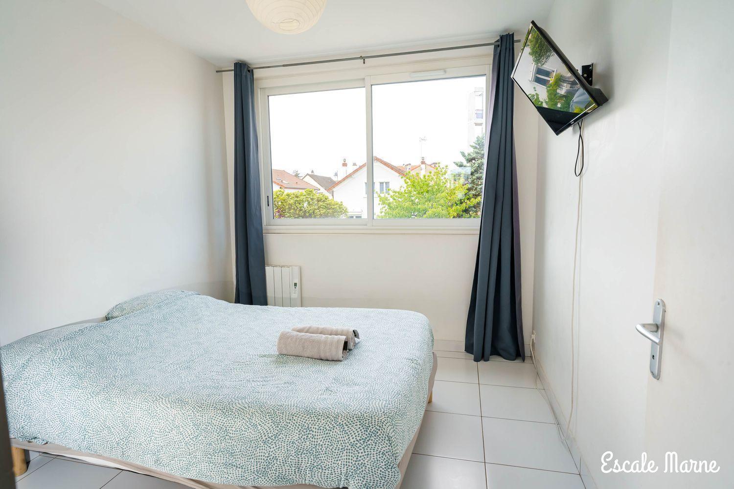 Escale-Marne Fr - 102 - Free Parking - Free Luggage Storage - All Equipped - Linen Included - Washing Machine - 10Mn Walk Metro 8 - Rer A - Panoramic View - From 1 To 4 Guests Maisons-Alfort Exteriör bild